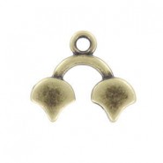 Cymbal ™ DQ metall Endstück Kastro II für Ginko Perlen - Antik Bronze